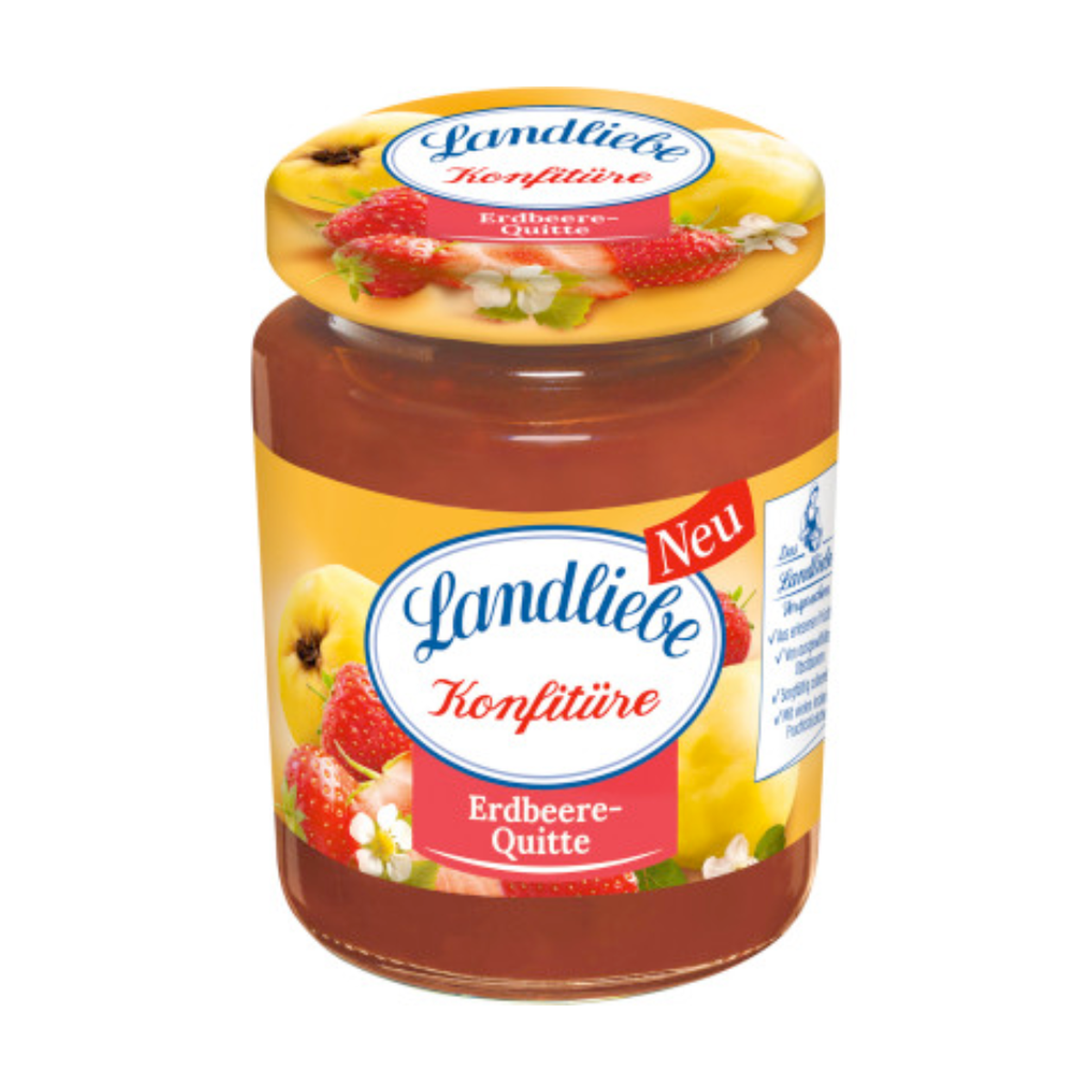 Landliebe Konfitüre Erdbeere-Quitte 200g