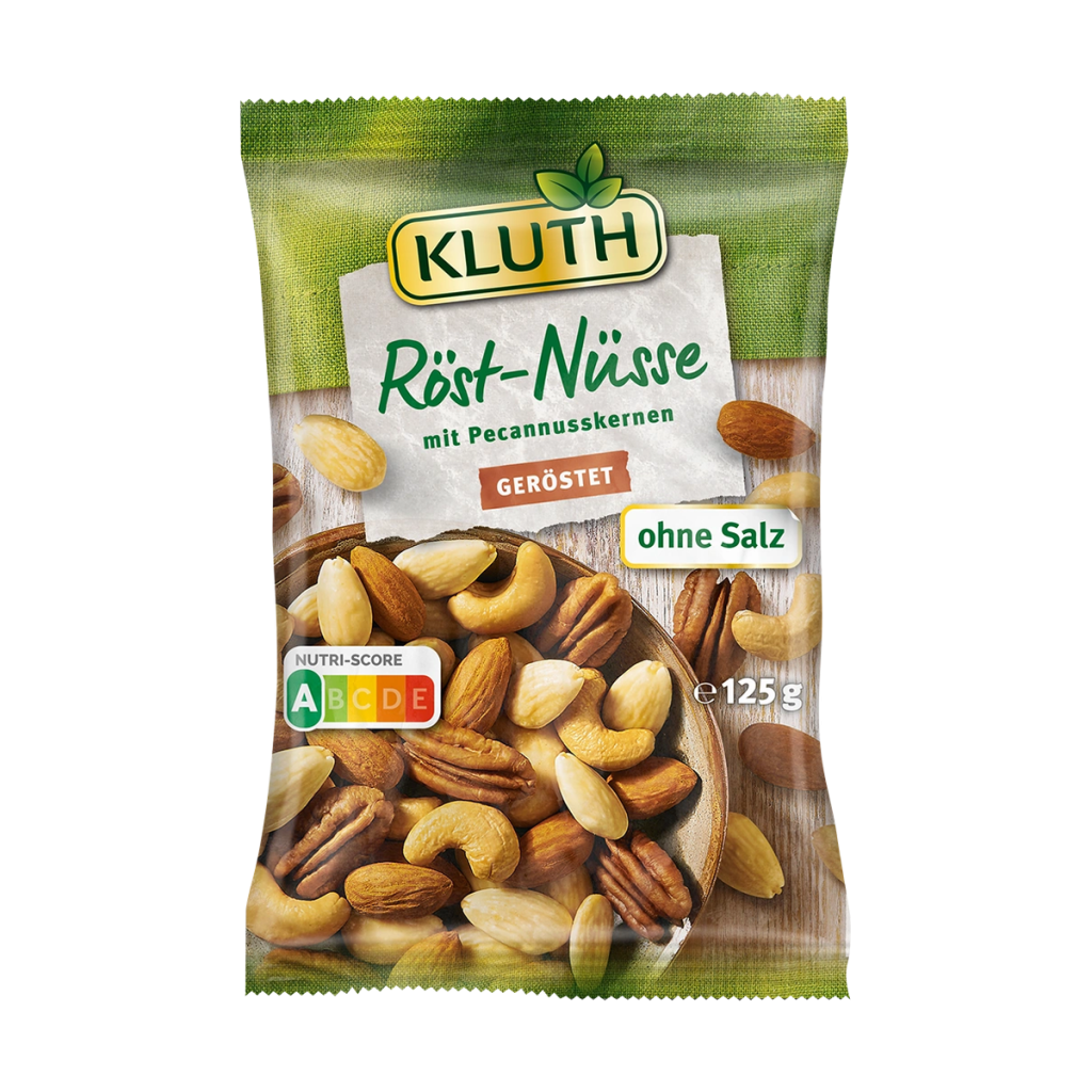 Kluth Röst-Nüsse mit Pecannusskernen ohne Salz 125g