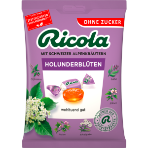 Ricola Holunderblüten ohne Zucker 75g