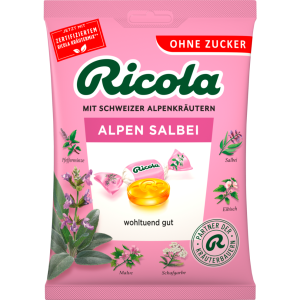 Ricola Alpen Salbei ohne Zucker 75g