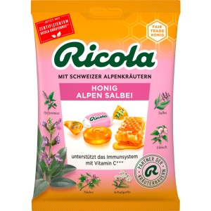 Ricola Honig Alpen Salbei mit Zucker 75g