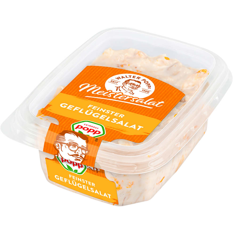 Meistersalat Popp Geflügelsalat ohne Konservierung 150g