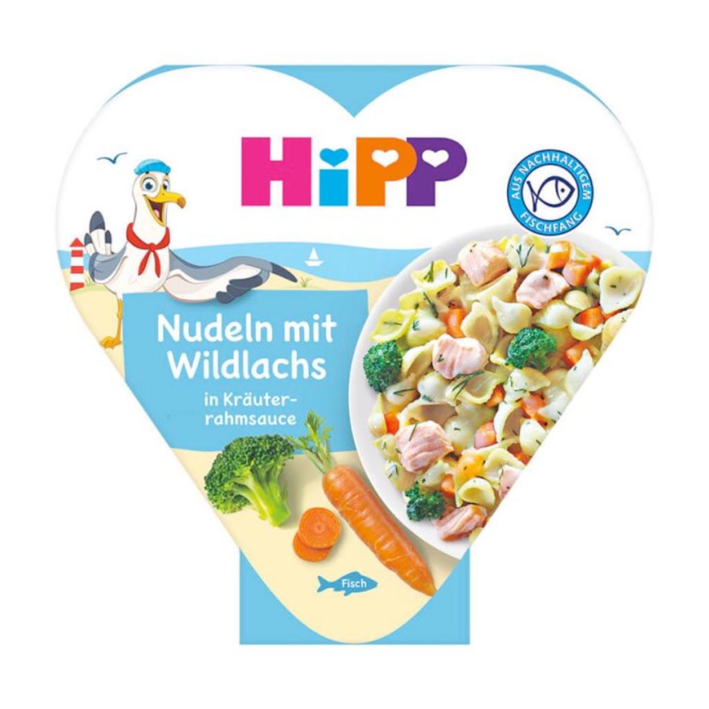 Hipp Nudeln mit Wildlachs in Kräuterrahmsauce 250g