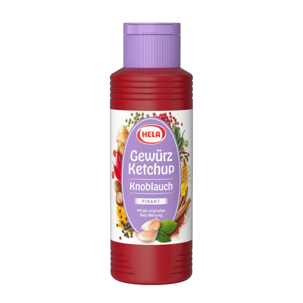 Hela Gewürz Ketchup Knoblauch pikant 300ml