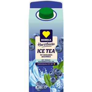 EDEKA Herzstücke Premium Eistee Weißer Tee-Heidelbeere 0,75l