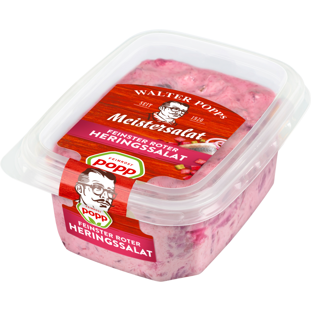 Popp Meistersalate Heringsalat 200g