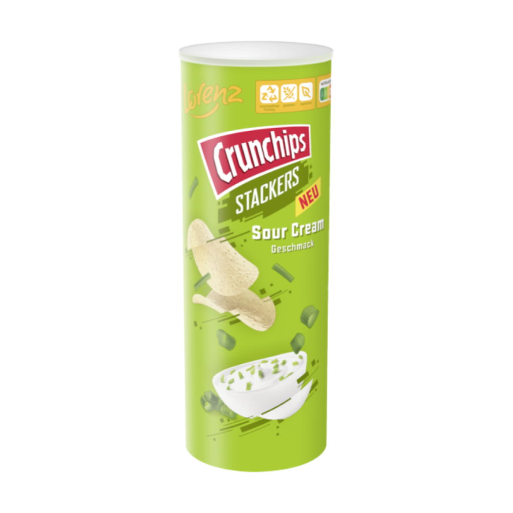Crunchips Stackers Sour Cream 175g