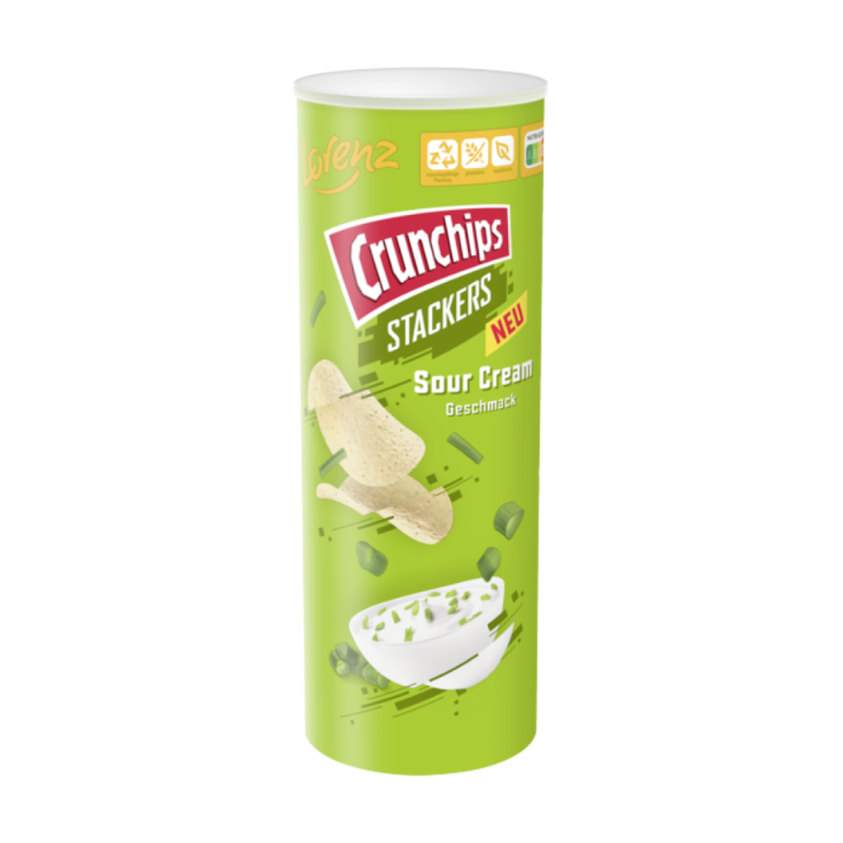 Crunchips Stackers Sour Cream 175g