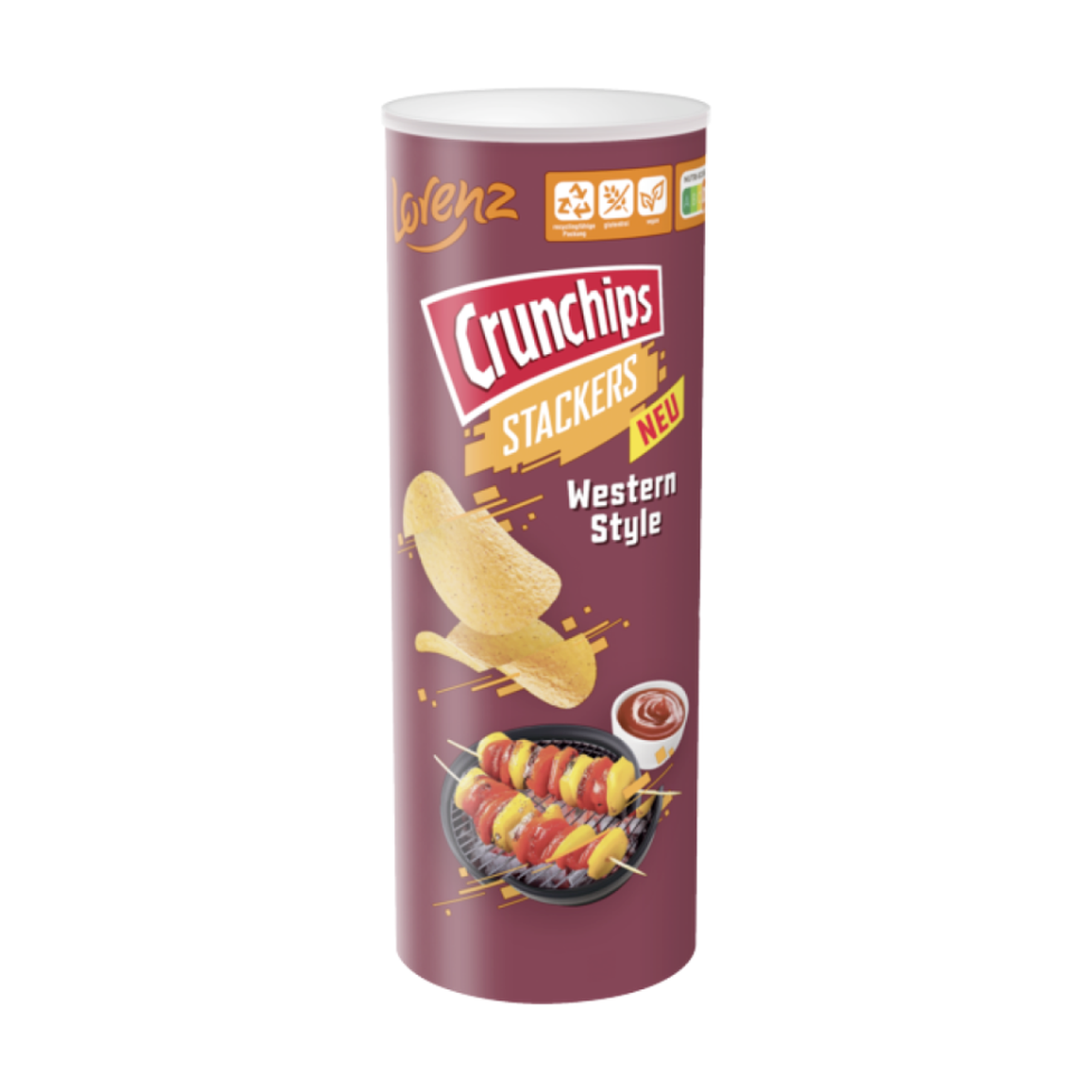 Crunchips Stackers Western Style 175g