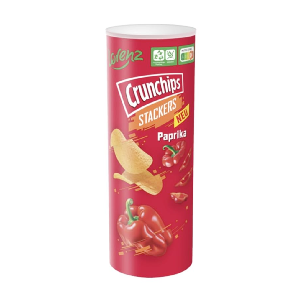 Crunchips Stackers Paprika 175g