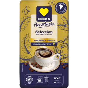 EDEKA Herzstücke Selection Röstkaffee gemahlen 500g
