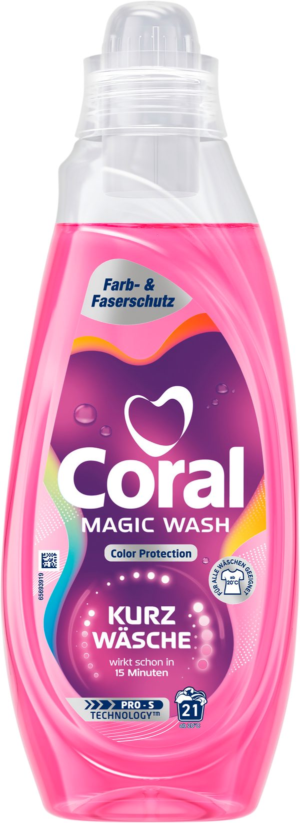 Coral Colorwaschmittel Magic Wash Protection 21WL 840ml