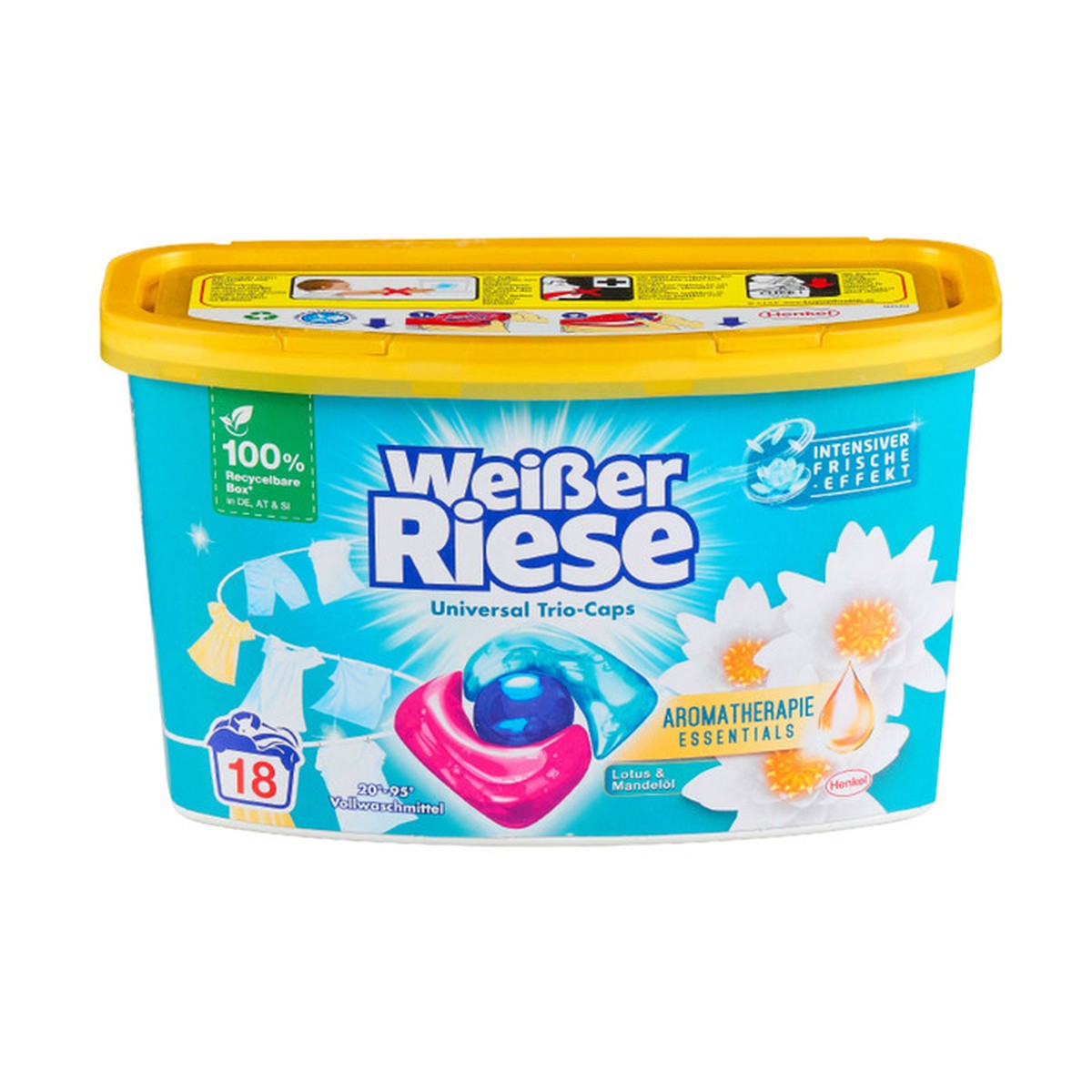 Weißer Riese Universal Trio-Caps Aromatherapie Lotus 18WL 216g