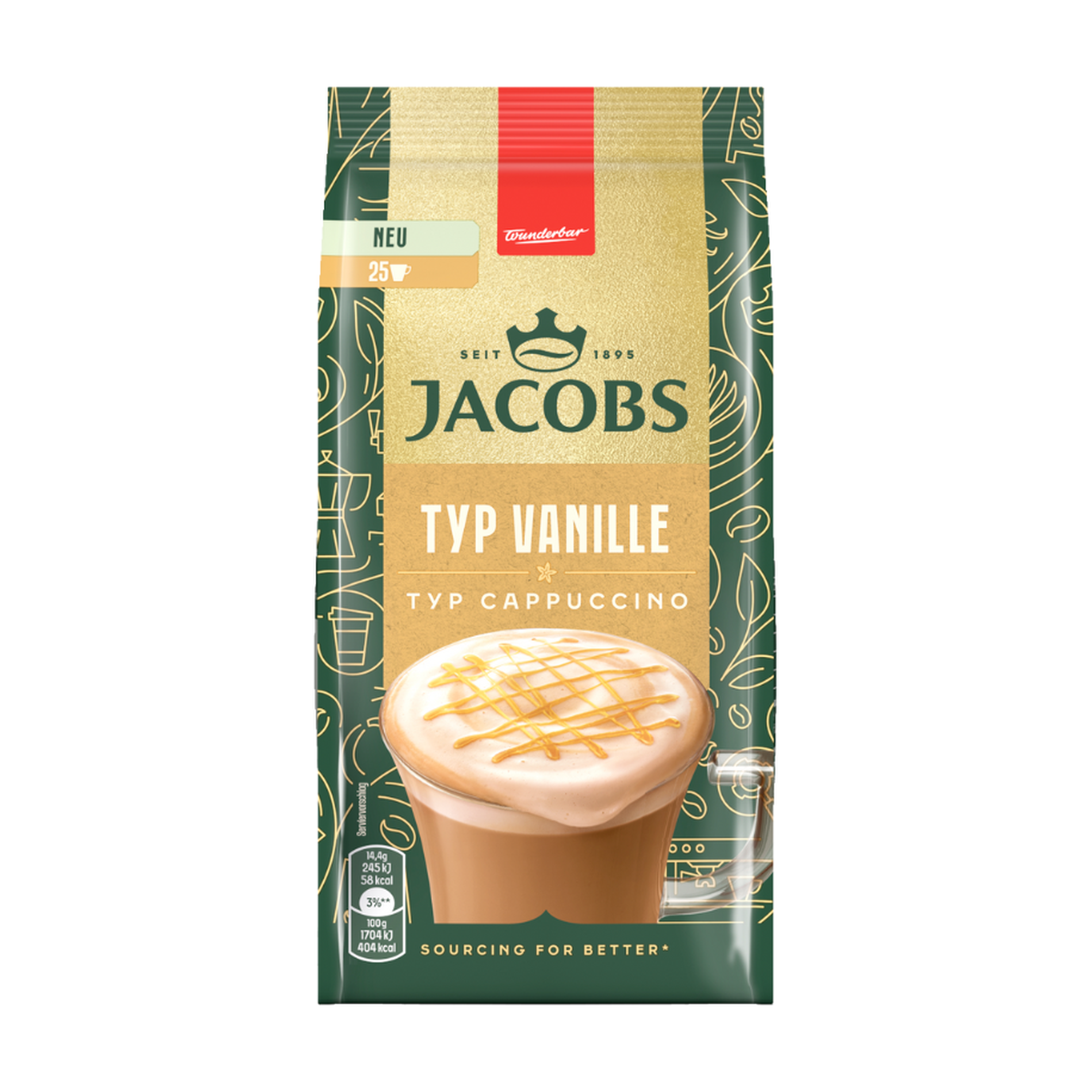 Jacobs Капучино ваниль 360g