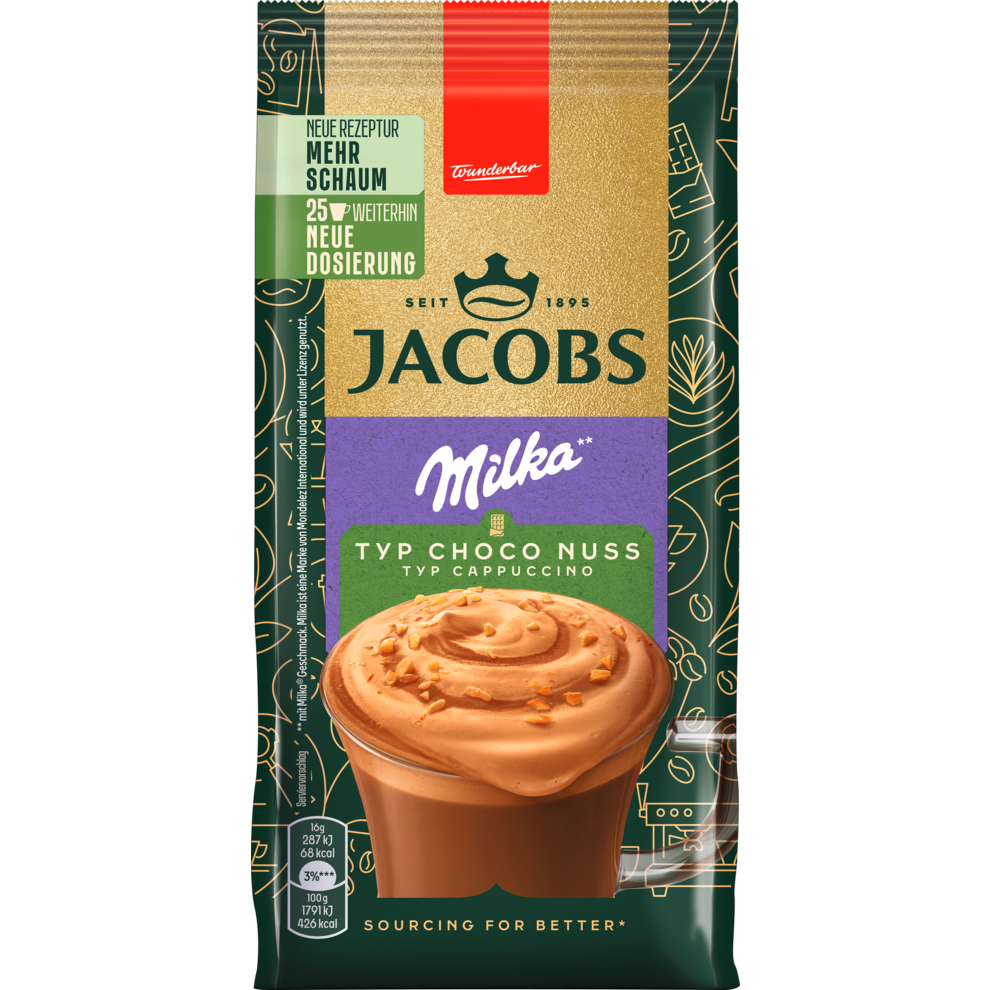 Jacobs Капучино чоко орех Milka 400g