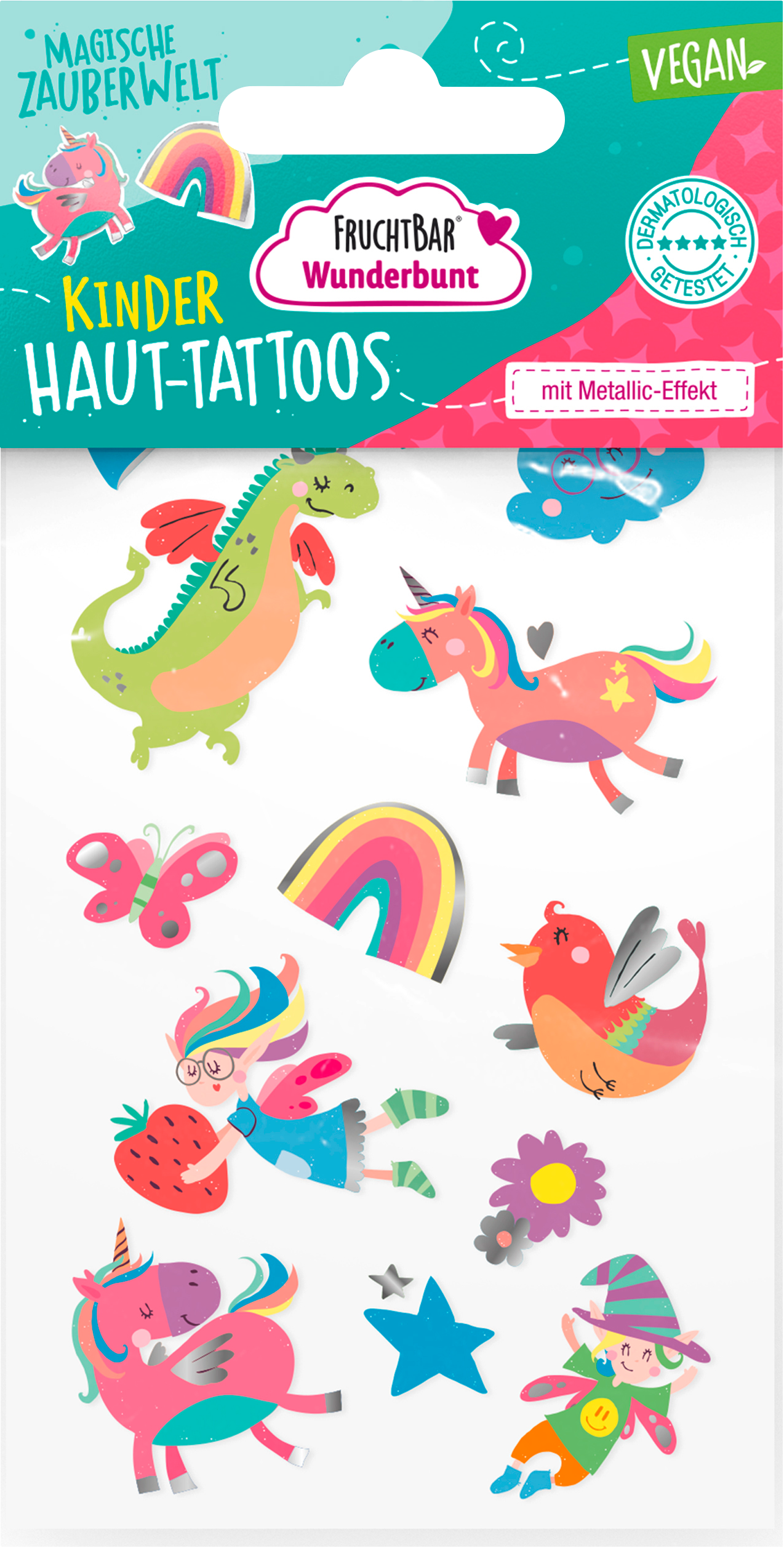 FruchtBar Wunderbunt Kinder Haut-Tattoos