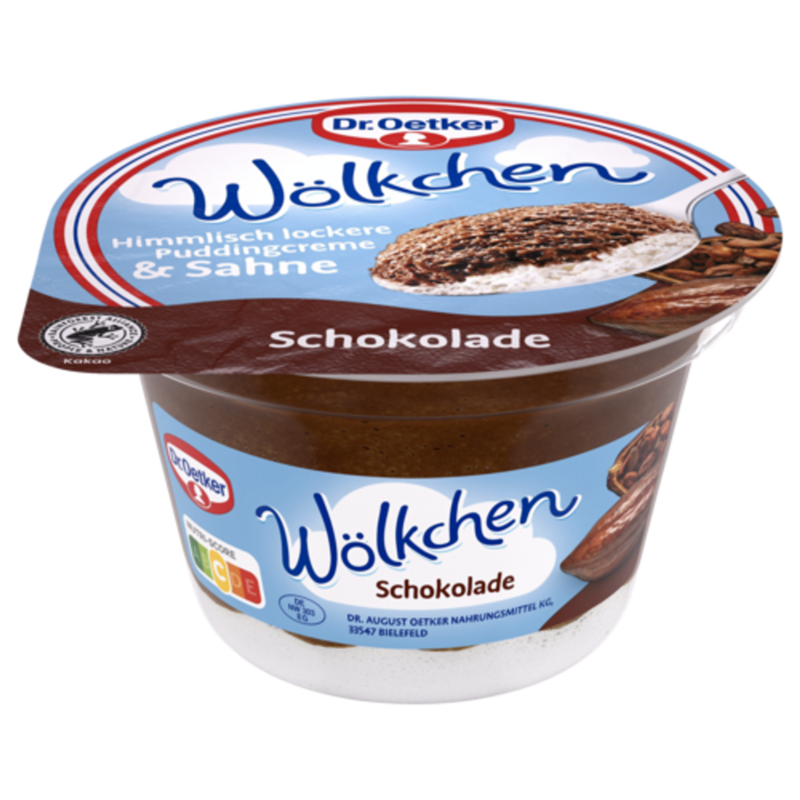 Dr.Oetker Wölkchen Schokolade 125g