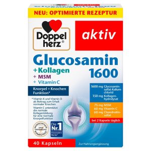 Doppelherz Glucosamin 1600+Kollagen+MSM 40Kapseln 45,2g