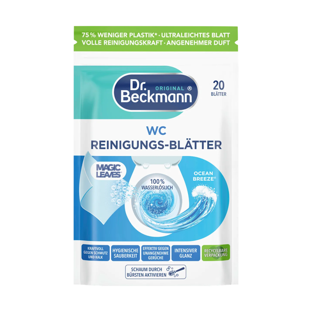 Dr.Beckmann WC Reinigungs-Blätter Ocean Breeze 20ST 44g