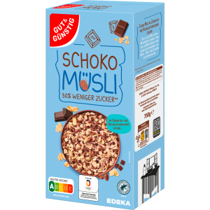 GUT&GÜNSTIG Мюсли шоколад меньше сладкий 750g