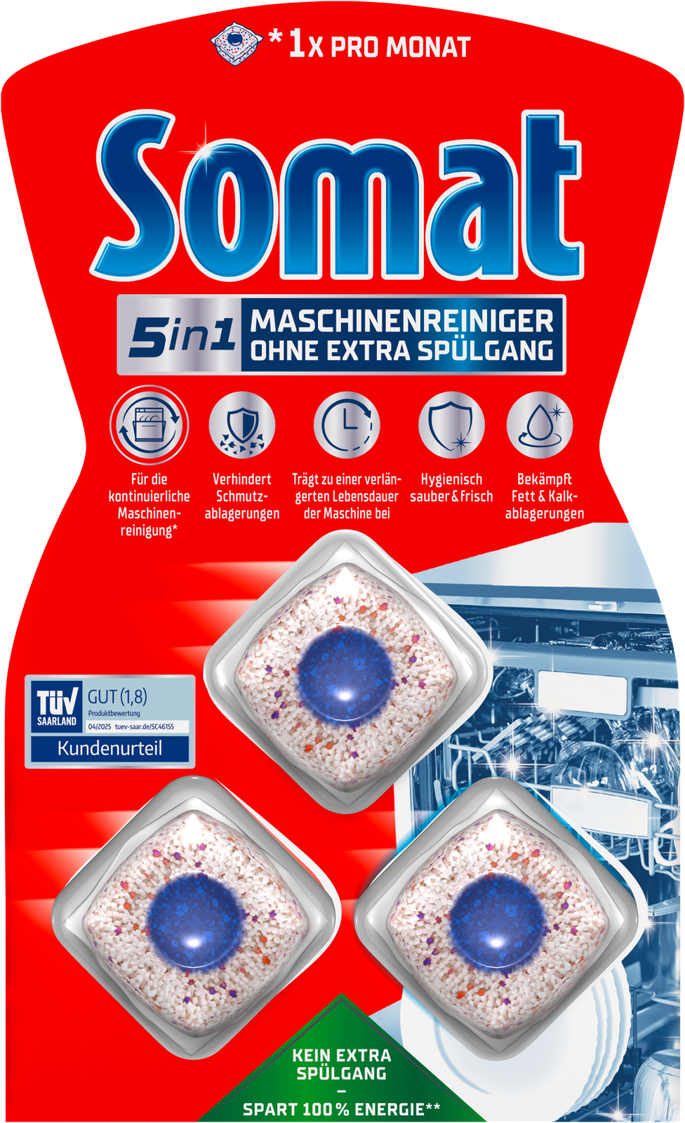 Somat Maschinenreiniger Tabs 5in1 3ST 57g