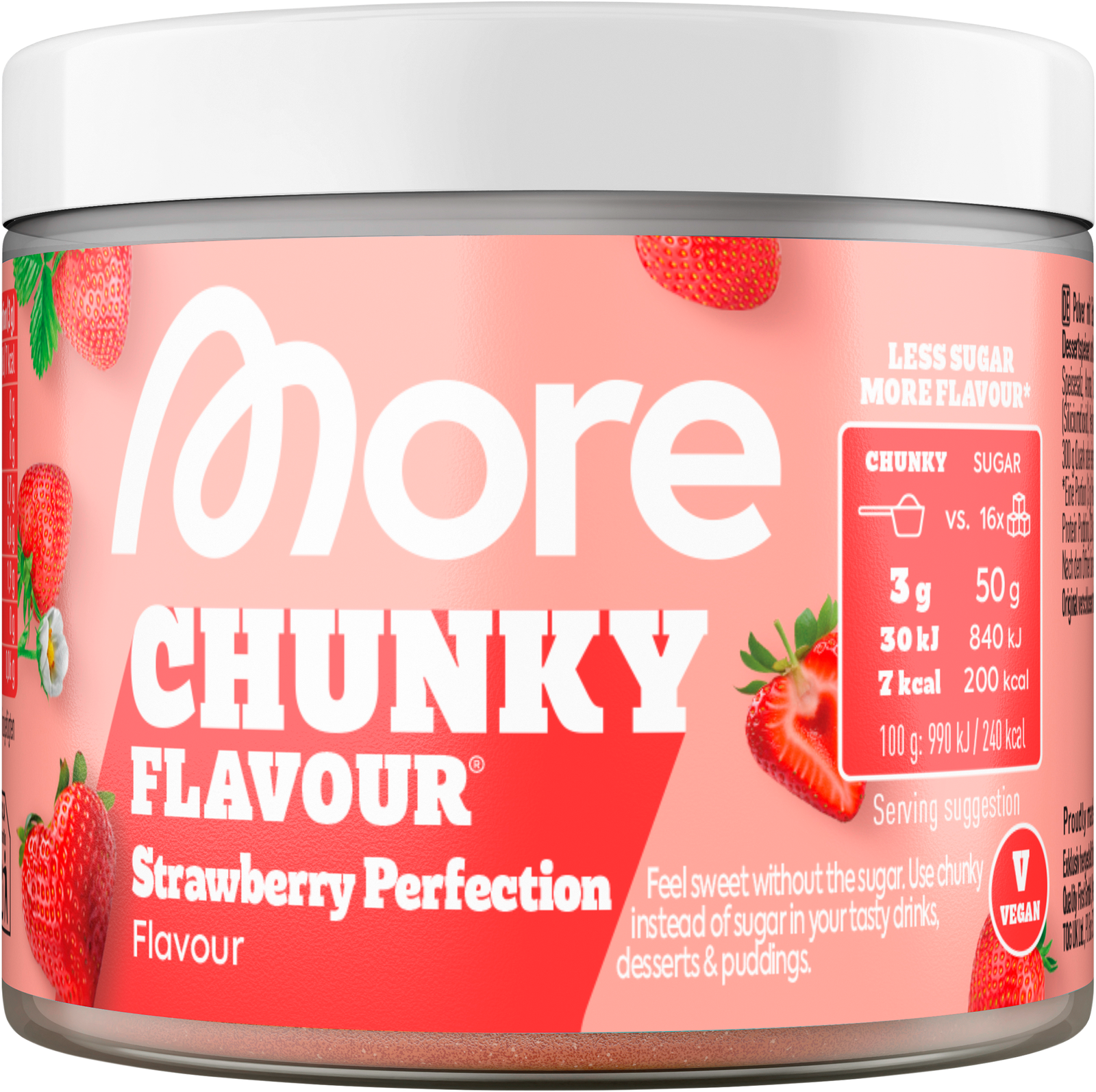 More Chunky Flavour Strawberry Perfection 90g