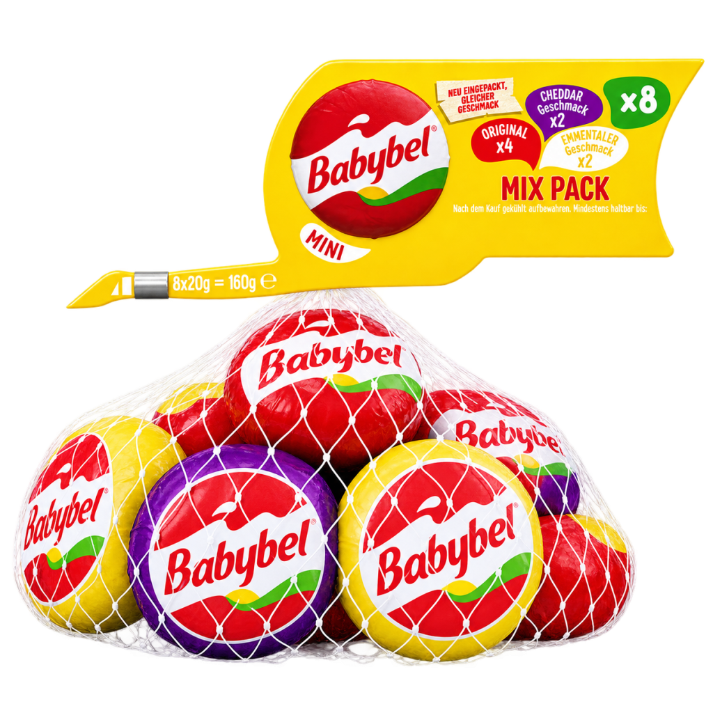 Babybel Mini Mix Pack 45% 8x20g