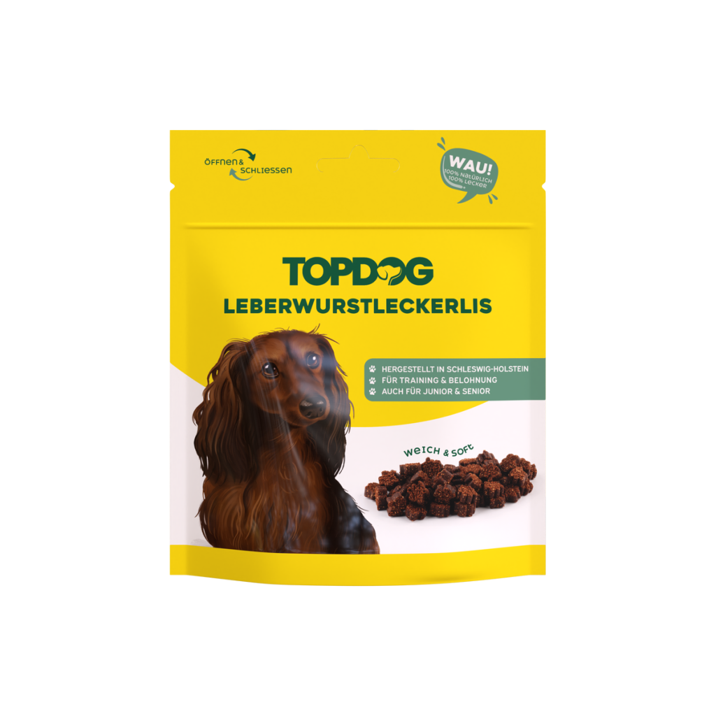 Top Dog Leberwurstleckerlis 80g