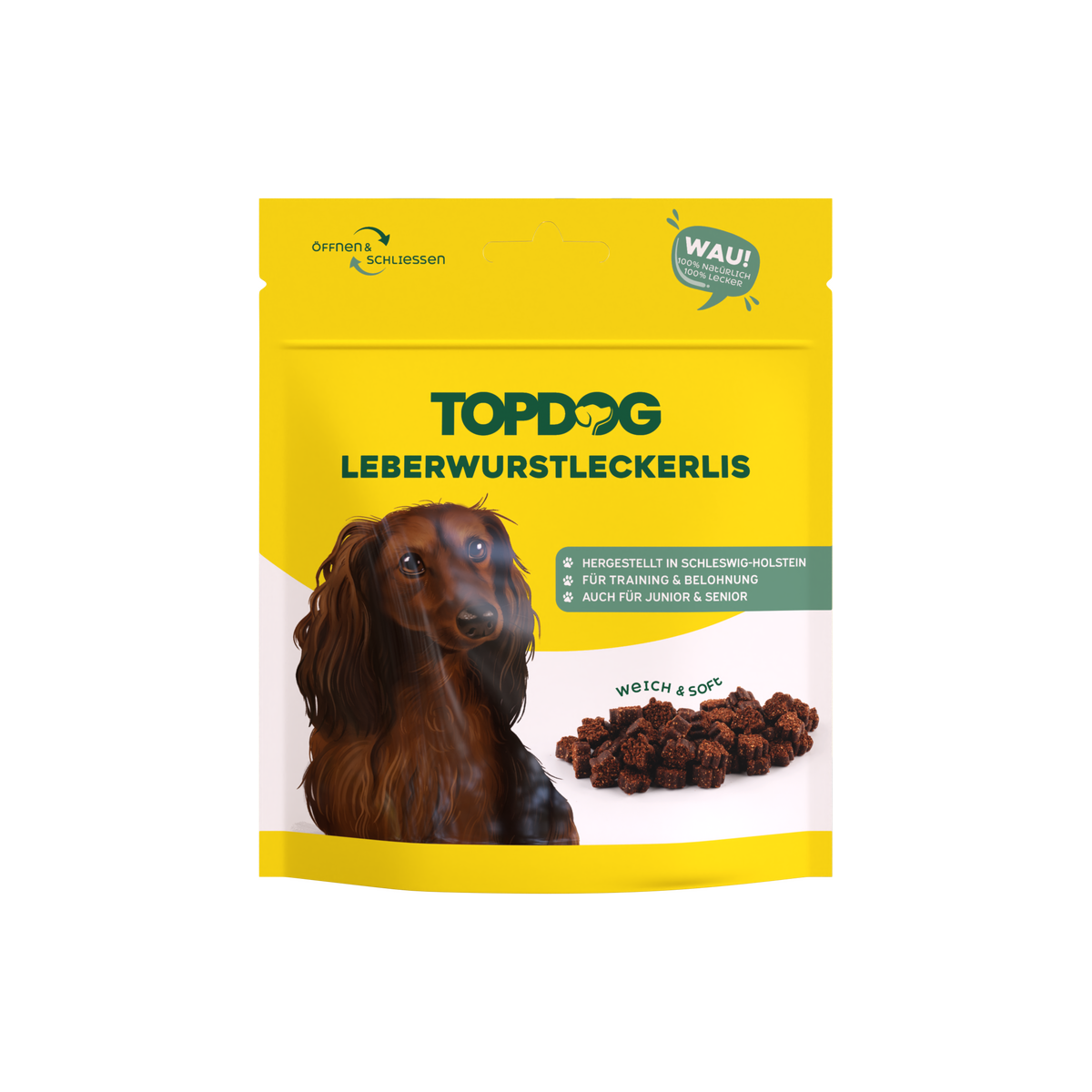 Top Dog Leberwurstleckerlis 80g