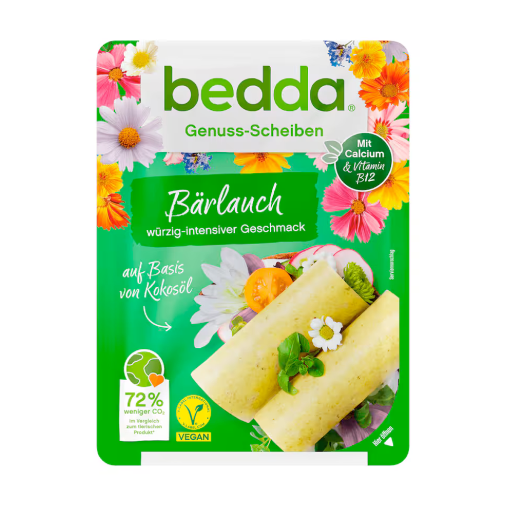 bedda Scheiben Bärlauch vegan 150g