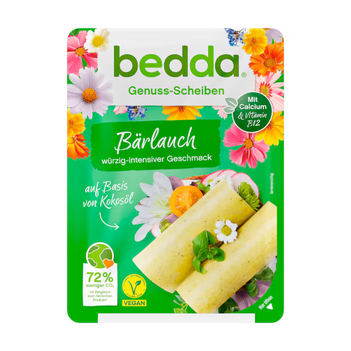 bedda Scheiben Bärlauch vegan 150g