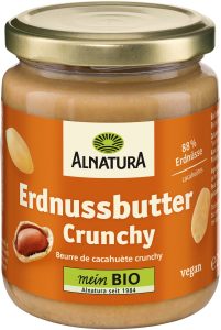 Bio Alnatura Erdnussbutter Crunchy 250g