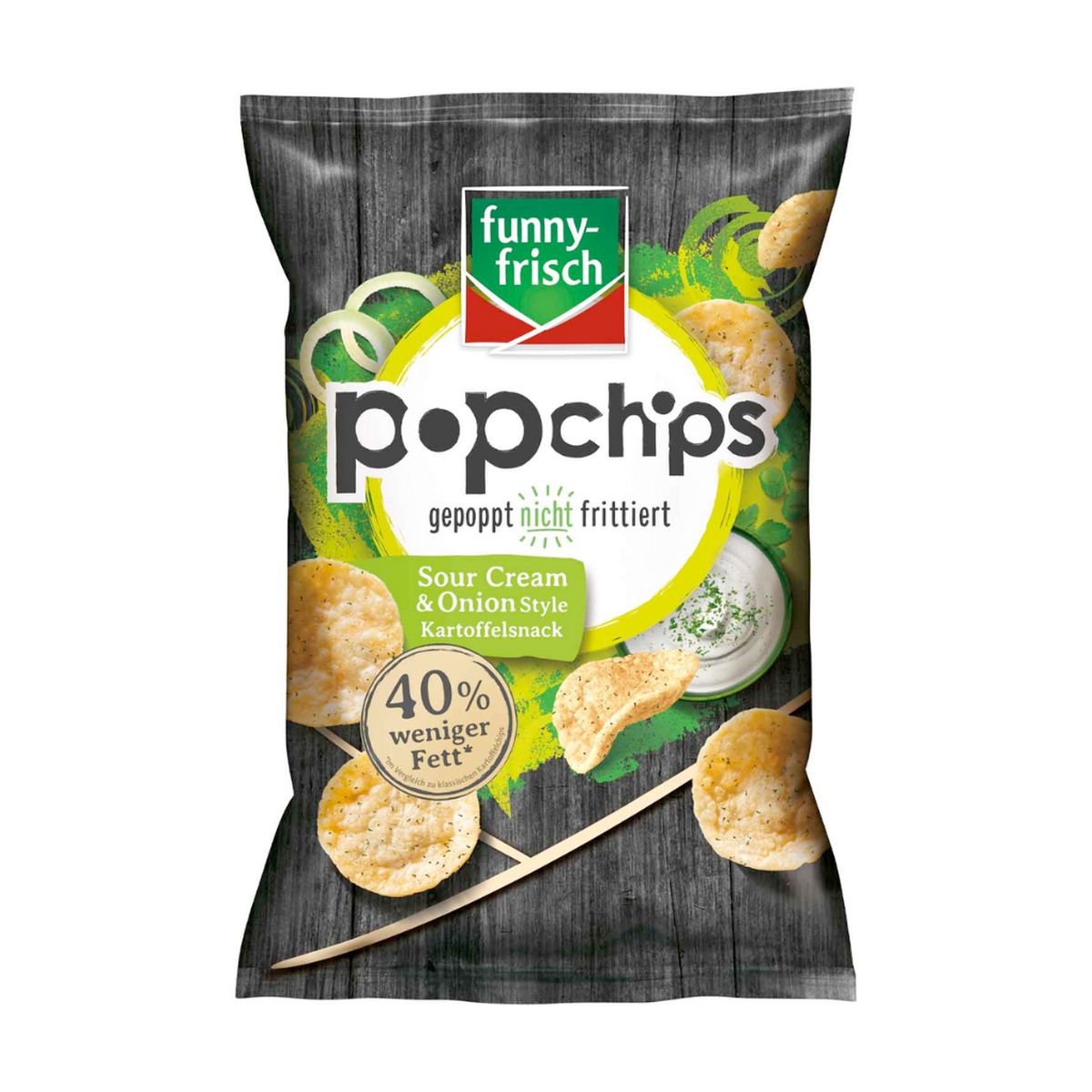 Funny-frisch Popchips Sour Cream&Onion Style 80g