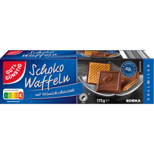 GUT&GÜNSTIG Schoko Waffeln Vollmilch 175g