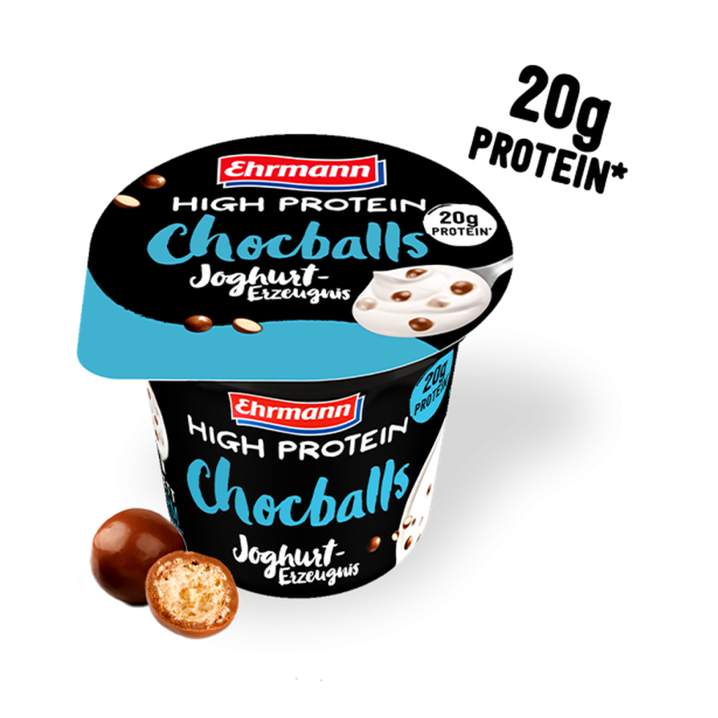 Ehrmann High Protein Joghurt Chocballs Classic 200g