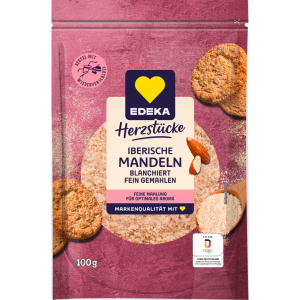 EDEKA Herzstücke Iberische Mandeln blanchiert gemahlen 100g