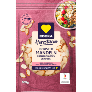 EDEKA Herzstücke Iberische Mandeln naturell gehobelt 100g