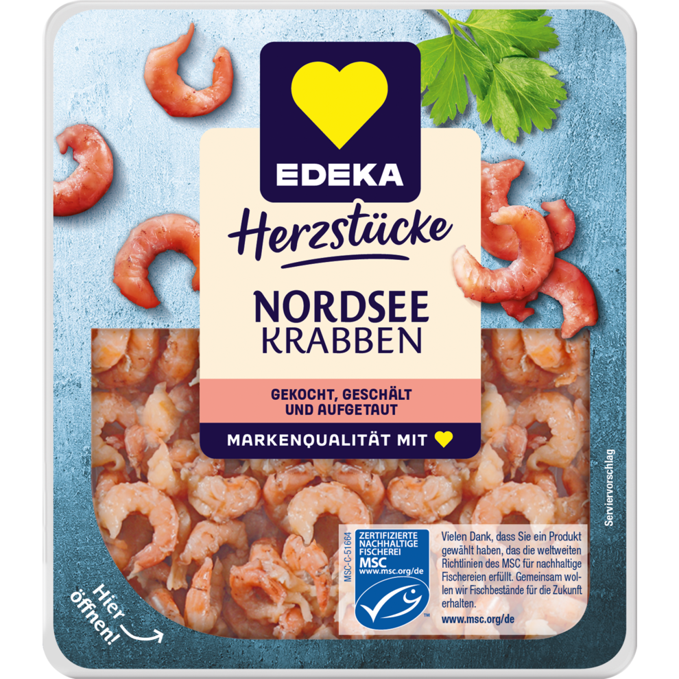 MSC EDEKA Herzstück Nordseekrabben 100g