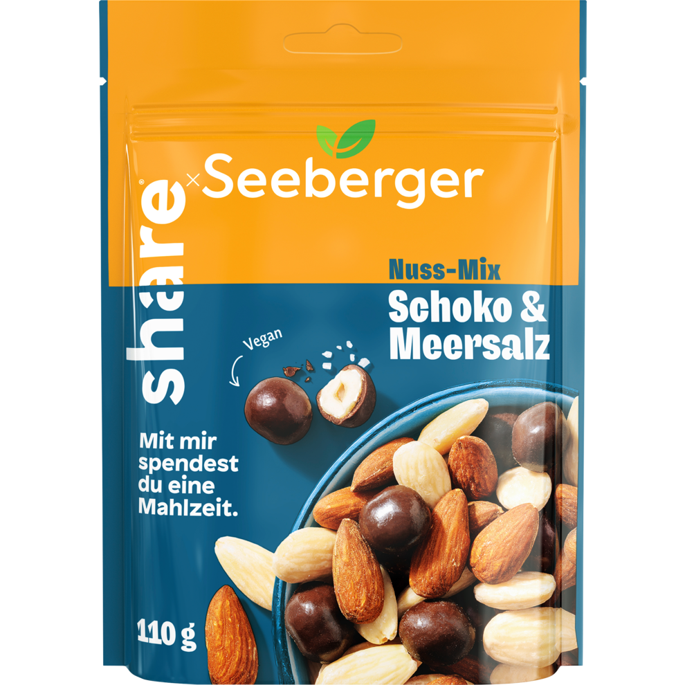 Seeberger Nuss-Mix Schoko & Meersalz 110g