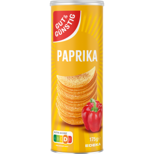 GUT&GÜNSTIG Stapelchips Paprika 175g