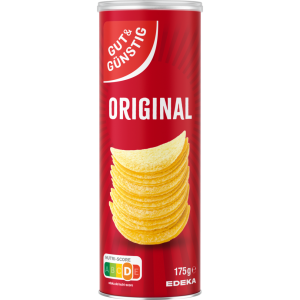 GUT&GÜNSTIG Stapelchips Salz 175g