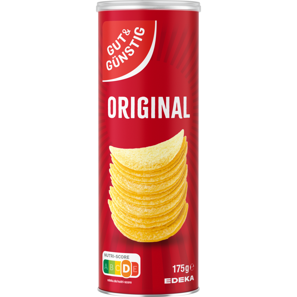GUT&GÜNSTIG Stapelchips Salz 175g