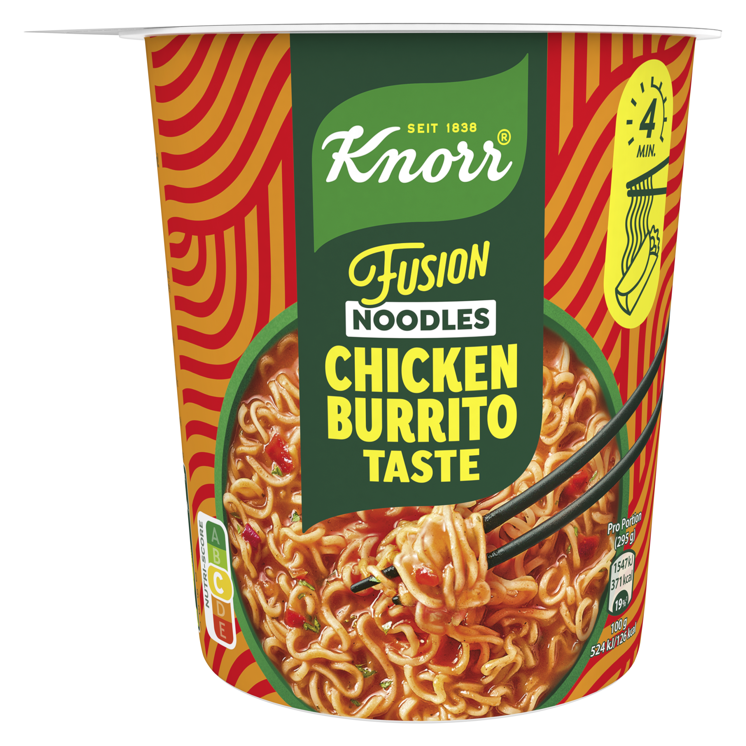Knorr Fusion Noodles Chicken Burrito Taste 89g