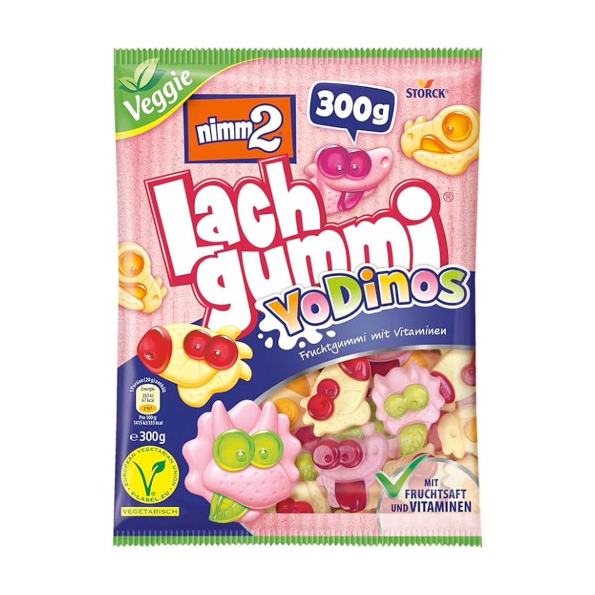 Nimm2 Lachgummi YoDinos 300g