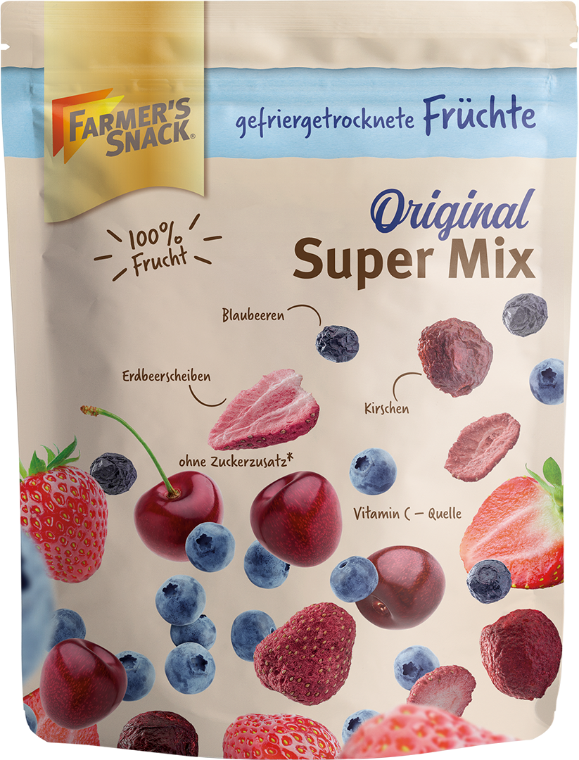 Farmers Snack Super Mix Pure Fruits gefget 25g