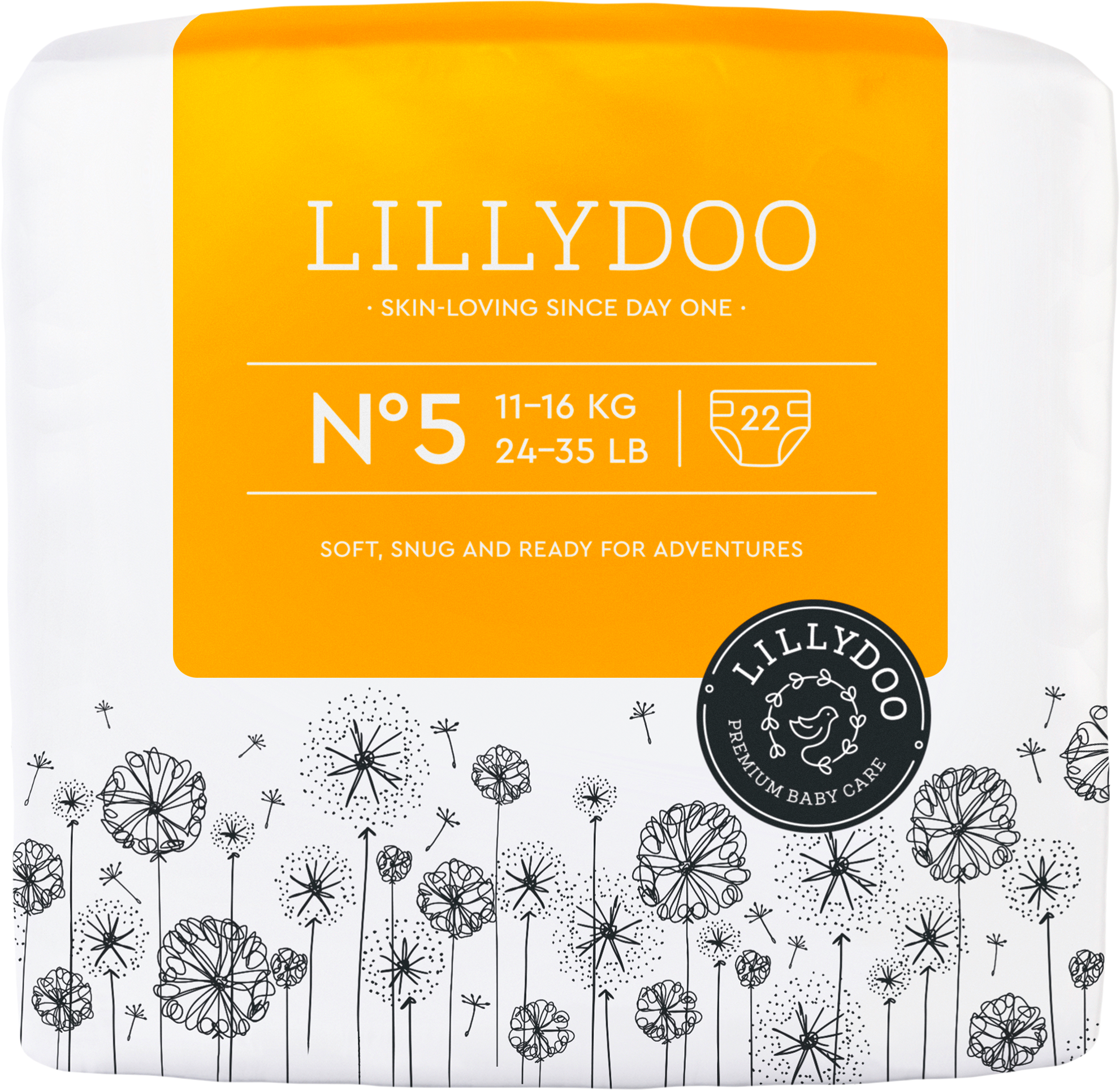 Lillydoo Windeln 11-16kg Gr.5 22ST
