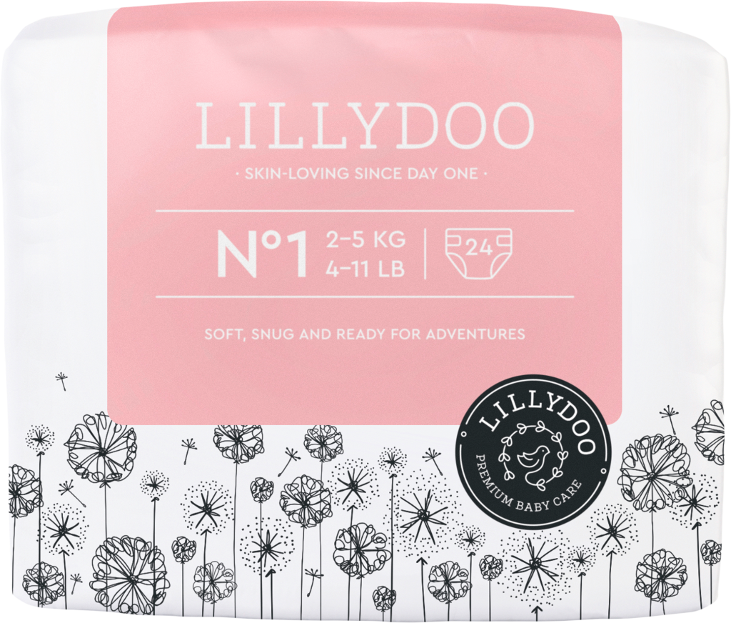 Lillydoo Windeln 2-5kg Gr.1 24ST
