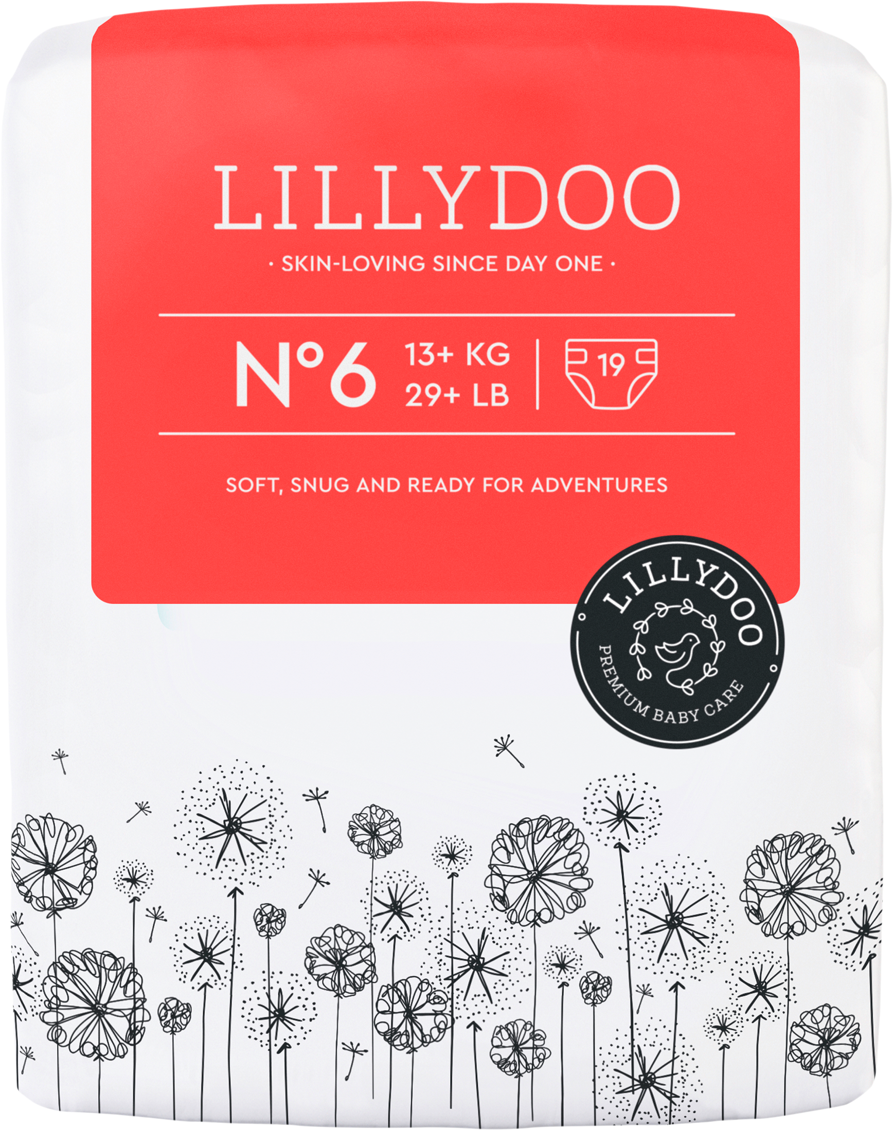 Lillydoo Windeln 13+kg Gr.6 19ST