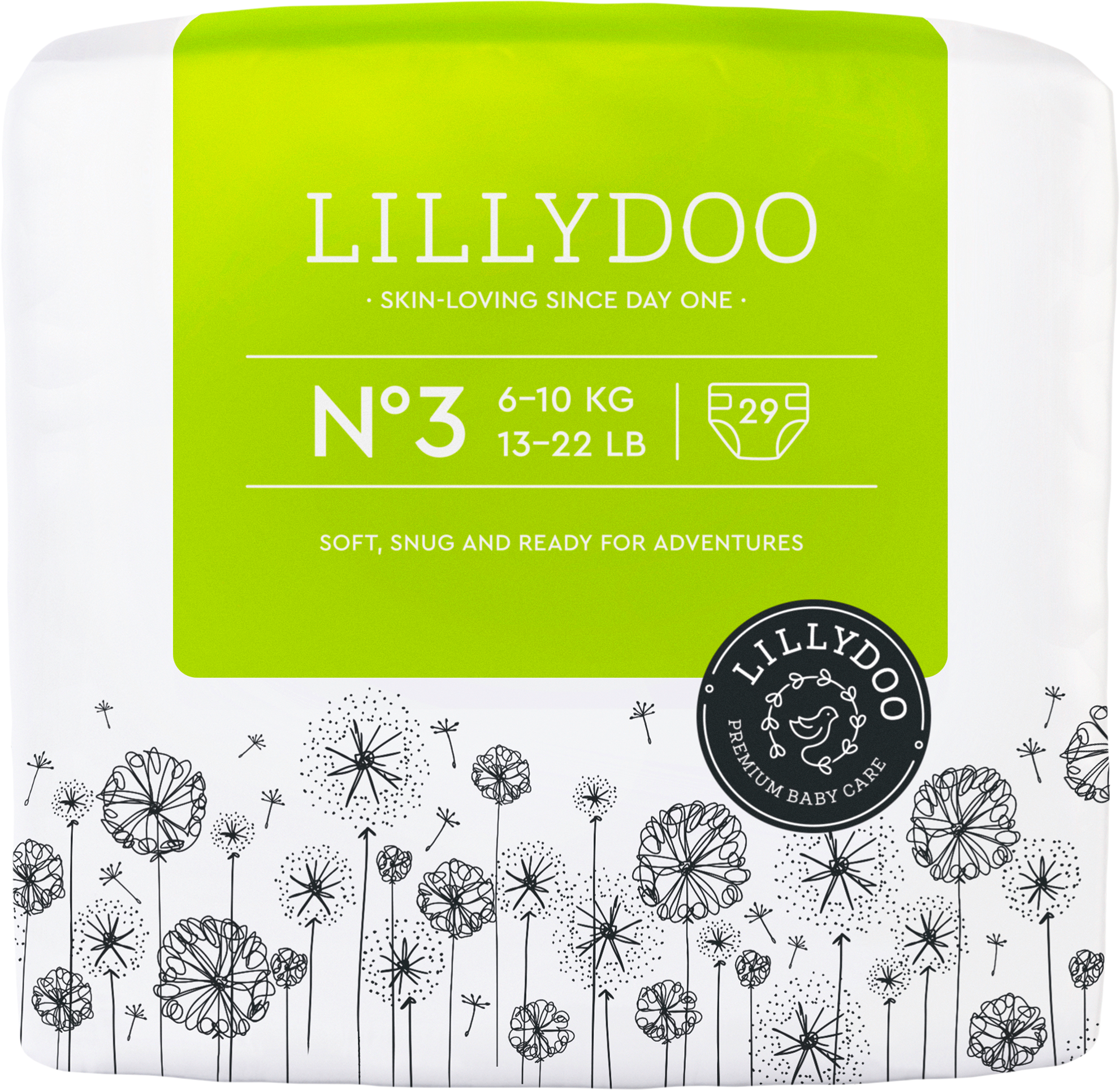 Lillydoo Windeln 6-10kg Gr.3 29ST