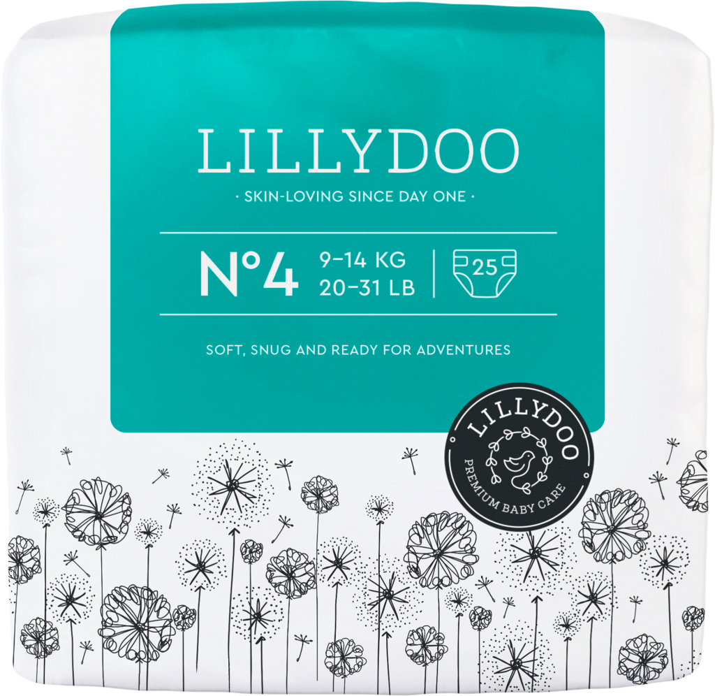 Lillydoo Windeln 9-14kg Gr.4 25ST